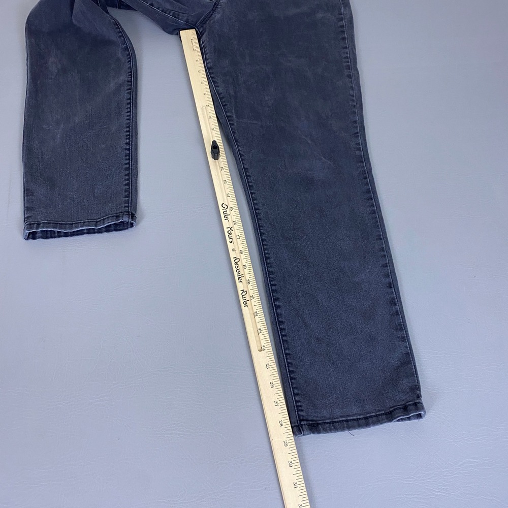Croft & Barrow Jeggings Pull On Womens Size 18 Gray Straight Leg Denim High Rise - Picture 8 of 11
